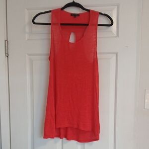 Willi Smith Bright Red Sleeveless Tank